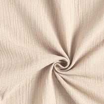 Coupon de tissu en double gaze de coton - Laize : 130 cm