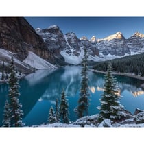 Puzzle la vallee des dix pics : montagne et lac - 2000 pieces collection paysage canada - nathan - 87312