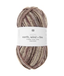 Laine à chaussette Socks Earth Wind + Fire 6 fils - Rico Design 05 Marron Terra