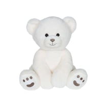 Peluche Ourson Câlin Gipsy Toys crème 25 cm, finition douce et broderies