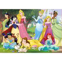 Puzzle les princesses dans le parc du chateau feerique 500 pieces - collection disney - educa - 17723