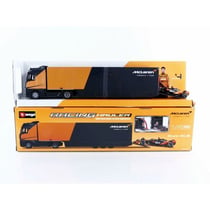 BBURAGO 1/43 - MERCEDES-BENZ ACTROS CAB MCLAREN F1 + MCL38 - 2024 L. NORRIS 38