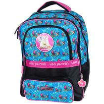 Sac à dos Teo Jasmin Chat Jasmine 42 CM - 2 compartiments Bleu
