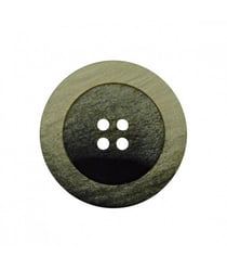 Carte de 4 boutons Fantaisies Rond Vert 4 trous 15mm - Union Knopf Vert