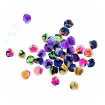 40 pompons en acrylique - Acid Leo neon noir