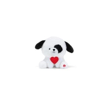 peluche chien coeur rouge - taille XS