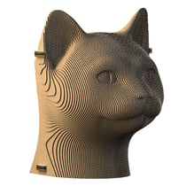 3D sculpture puzzle en carton Chat - Creatifwood