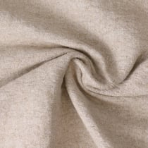 Tissu Jacquard Lin mélangé Amaya uni Beige
