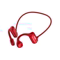 Avizar Casque Audio à Conduction Osseuse Bluetooth 5.2 Modèle Malibu Rouge