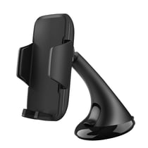 Maxlife Support Voiture pour Smartphone Universel Fixation à Ventouse Rotatif à 360° Noir