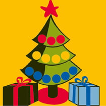 LUC - Kit canevas soudan enfant : Sapin de noël