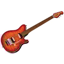 AX50QM Axis Lava Burst Sterling by Music Man