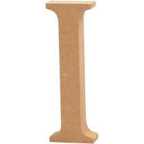 Lettre, l, H : 13 cm, ép. 2 cm, 1 pièce