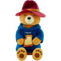 Peluche ours paddington 37 cm avec morceau de pain - doudou licence