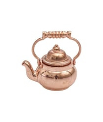 Théière miniature, bouilloire en cuivre pour la maison de poupées ou monde des lutins Rico Design Cuivre