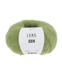 Pelote de Laine, Alpaga et Soie à tricoter ZEN - 25GR - Lang Yarns 0016 Vert