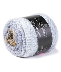 Pelote Exceptionnelle de Laine et Cachemire à tricoter CARDAMOME - 100GR - Plassard 20 Bleu