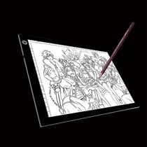 Tablette Graphique LED A4 Dimmable Pour Dessin Anime Avec Câble USB YONIS