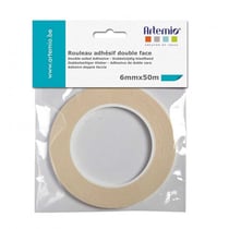 Ruban adhésif double face transparent 6mm - ARTEMIO