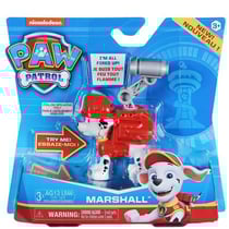 Pat patrouille marcus avec son et sac a dos - figurine chien - paw patrol - spin master - 20126394