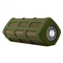 Enceinte Bluetooth Waterproof 10W Portable Avec Power Bank 5200mAh et Micro Intégré Vert YONIS