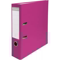 Classeur à levier - Framboise - Dos large - 75mm - 2 anneaux - Exacompta