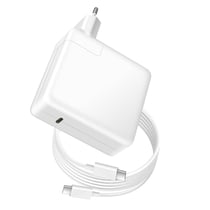 Avizar Chargeur pour Galaxy Book 360 Book2 à 4 USB-C 96W + Câble 1,8m Blanc