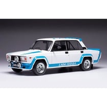Miniature montée - IXO - Lada 2105 VFTS - Blanche - 1983 - Échelle 1/18