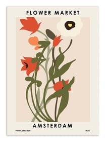 Affiche - Flower Market Amsterdam - NKTN