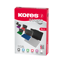 Encreur pour tampon - Recharge pour tampon - Vert - 7x11 cm - Kores - Stampo