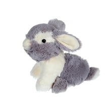 Peluche - Les Pakidoo sonores en peluche 15 cm - lapin gris
