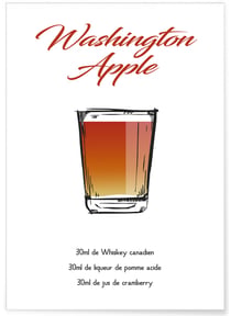 Affiche Shooter Washington Apple | A3 : 29,7x42cm