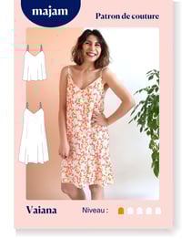 Patron Robe/top - Vaiana- Taille 34 à 48