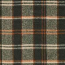 Tissu Tartan Ecossais Loch Ness touché laine léger Vert foncé - Au mètre