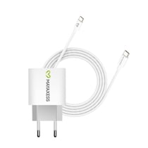 Mayaxess Chargeur Secteur pour Pixel 7 20W + Câble USB-C 1m Blanc