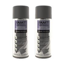 Lot de 2 sprays de peinture - spécial surfaces difficiles - gris - AMT