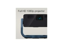 Epson EF-22N - Vidéoprojecteur, WiFi, Full HD, 1000 Lumens, 1080p, Bluetooth 5 - Bleu