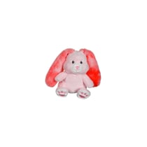 Peluche - Lapin Fluffy - Rose - 15 CM