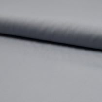 Tissu Popeline de coton unie Gris