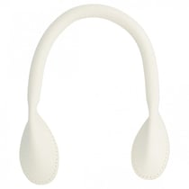 Lot de 2 anses de sac modernes 38 cm blanc