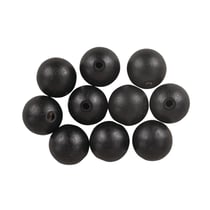 Boules bois percées FSC 100%,mat, ø20mm, noir, 8 pces