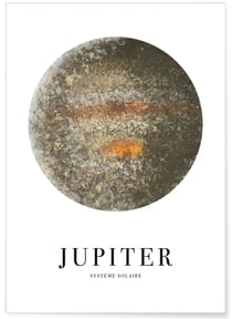 Affiche Jupiter | A3 : 29,7x42cm