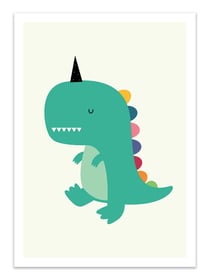 Affiche 50 x 70 cm -  Dinocorn - Andy Westface