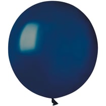 10 Ballons Bleu Marine Mat Ø48cm