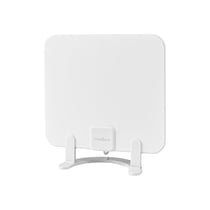 Nedis Antenne TV Intérieure Plate DVB-T / T2 DAB+ FM Gain 30dB Portée 25km Blanc