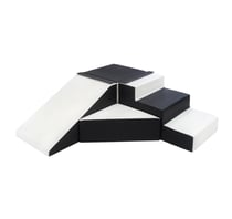 Set de 4 blocs noir – blanc - Velinda