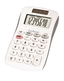 Calculatrice de Poche 8 Chiffres avec Finition Rubber