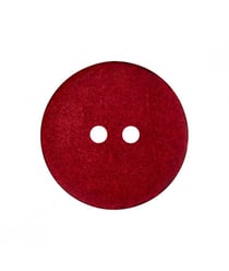 Carte de 2 boutons Coco 23mm Bordeaux - Union Knopf Rouge