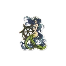 Lot de 3 écussons thermocollants sirene et mât 6x6cm