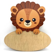 Plaque de porte personnalisable Lion - Vintiun